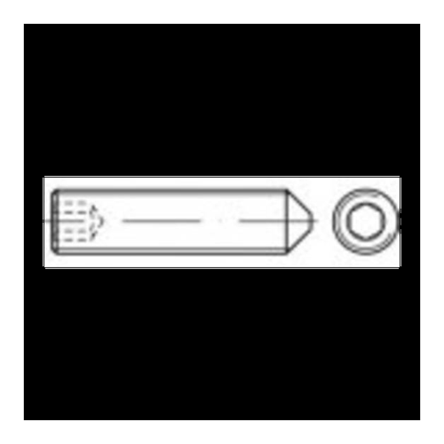 Bild von TOOLCRAFT Gewindestift M2 4mm Edelstahl A1, A2 – 50 Stück