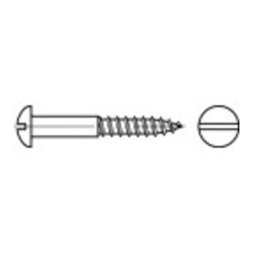 Bild von TOOLCRAFT Halbrund-Holzschrauben 3.5mm x 25mm - Qualität für Ihre Projekte