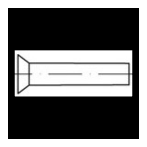 Bild von TOOLCRAFT TO-5448903 Senkniete 4mm 1000St. – Optimal für Ihre Projekte