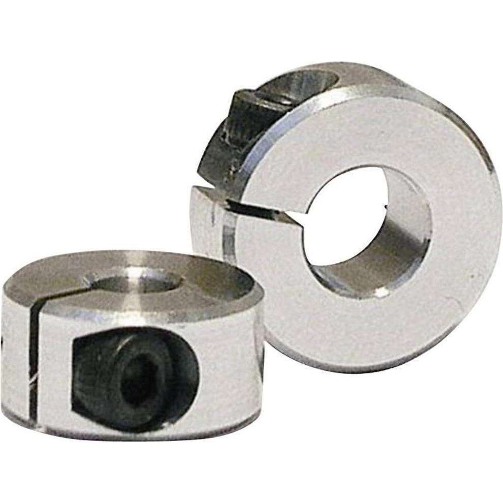 Bild von Famotec Klemmring Passend fuer Welle (Details): 10mm Außen-Durchmesser: 18mm Dicke: 6mm M2,5 1 Paar