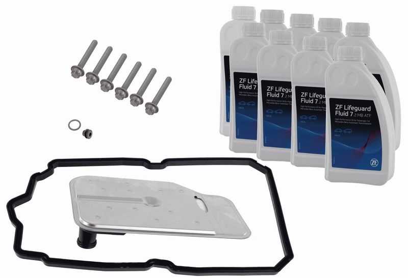 Bild von ZF GETRIEBE Teilesatz, Ölwechsel-Automatikgetriebe 9l 5961.308.372  MERCEDES-BENZ,SSANGYONG,E-Klasse Limousine (W211),C-Klasse Limousine (W204)