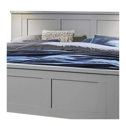 Bild von Elegantes Hellgraues Landhaus Bett Made in Germany