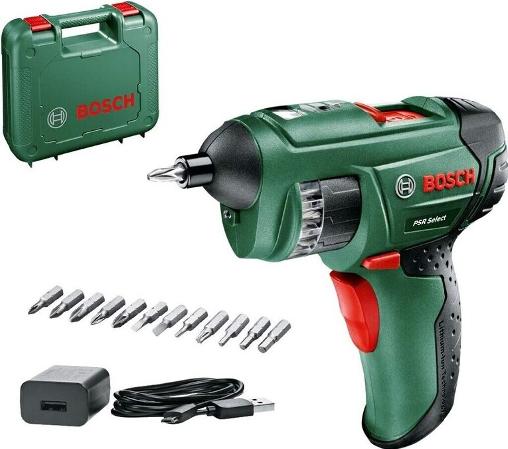 Bild von Bosch Home & Garden Akku-Schrauber PSR, 210 U/min, Select mit integriertem Akku - im Koffer