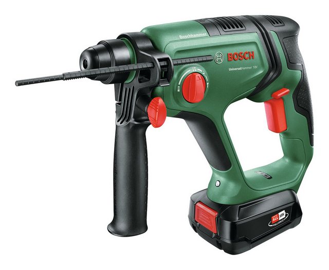 Bild von BOSCH Akku-Bohrhammer UniversalHammer 18V, 18 V, max. 2000 U/min, Mit 1x Akku 2,5 Ah - im Koffer