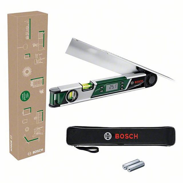 Bild von Bosch Home and Garden Bosch Winkelmesser UniversalAngle (Winkel bis 220° präzise messen und übertragen, mit integrierter Berechnungsfunktion für Gehrungswinkel, im E-Commerce Karton)