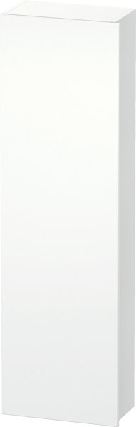 Bild von Duravit DuraStyle Hochschrank 1218, 1 Tür, Anschlag links, Höhe: 1400mm, Tiefe: 240mm, Farbe (Front/Korpus): Weiß Matt / Weiß Matt