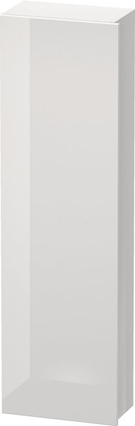 Bild von Duravit DuraStyle Hochschrank 1218, 1 Tür, Anschlag links, Höhe: 1400mm, Tiefe: 240mm, Farbe (Front/Korpus): Basalt Matt / Weiß Matt