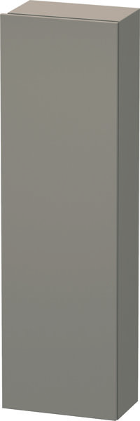 Bild von Duravit DuraStyle Hochschrank 1218, 1 Tür, Anschlag rechts, Höhe: 1400mm, Tiefe: 240mm, Farbe (Front/Korpus): Basalt Matt Dekor