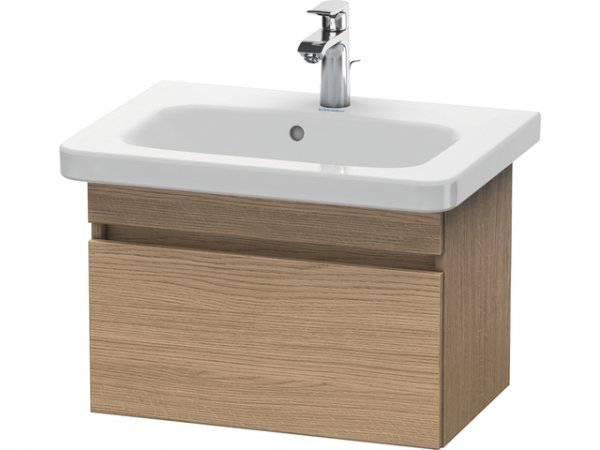 Bild von Duravit DuraStyle Waschtischunterschrank wandhängend 6379, 1 Auszug, 580mm, für DuraStyle, Farbe (Front/Korpus): Europäische Eiche Dekor