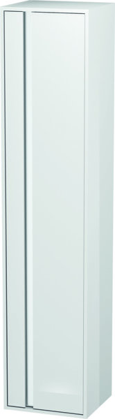 Bild von Duravit Ketho Hochschrank 400x1800mm, 1255, 1 Holztür, Anschlag rechts, Farbe (Front/Korpus): Weiß Hochglanz Dekor