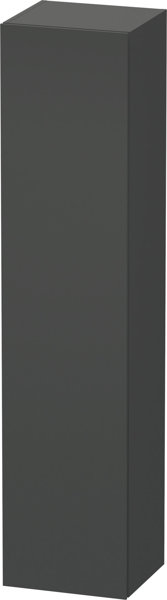 Bild von Duravit L-Cube Hochschrank, Breite 400mm, Tiefe 363mm, 1 Tür, Anschlag links, Farbe: Graphit Matt Dekor