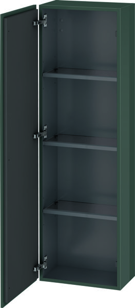 Bild von Duravit  L-Cube Halbhochschrank Breite 400mm, Tiefe 243mm, 1 Tür, Anschlag links, Farbe: Dolomiti Grey Hochglanz Lack