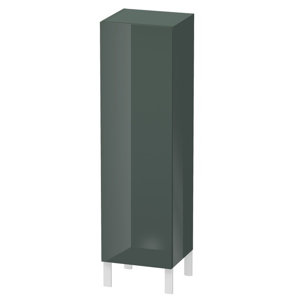 Bild von Duravit L-Cube Halbhochschrank Breite 400mm, Tiefe 363mm, 1 Tür, Anschlag rechts, Farbe: Dolomiti Grey Hochglanz Lack