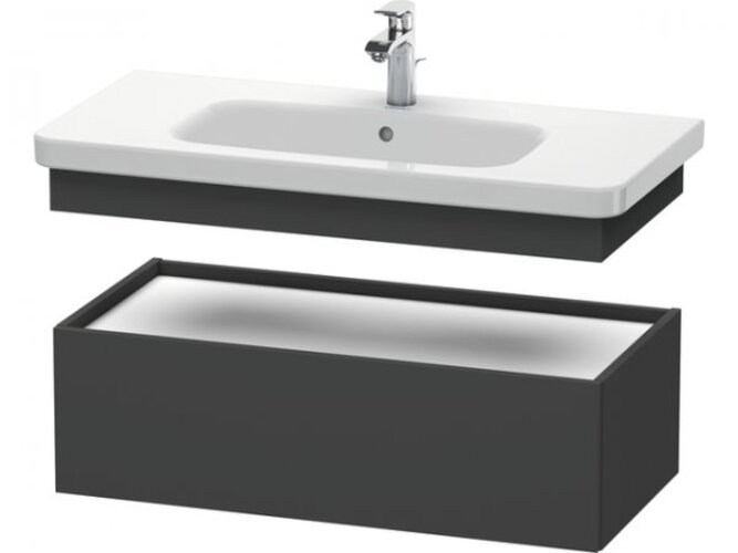 Bild von Duravit DuraStyle Unterschrank wandhängend mit Auszug 6282, 930mm, für DuraStyle, Farbe (Front/Korpus): Graphit Matt Dekor
