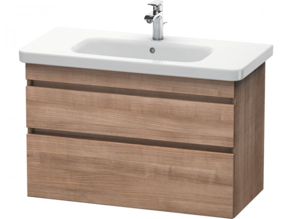 Bild von Duravit DuraStyle Waschtischunterschrank wandhängend 6482, 2 Schubkästen, 930mm, für DuraStyle, Farbe (Front/Korpus): Tessiner Kirschbaum