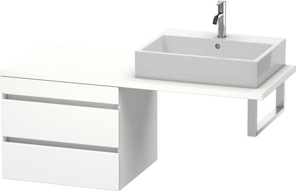 Bild von Duravit DuraStyle Unterschrank für Konsole, 2 Schubkästen, 600mm, Farbe (Front/Korpus): Weiß Matt / Weiß Matt