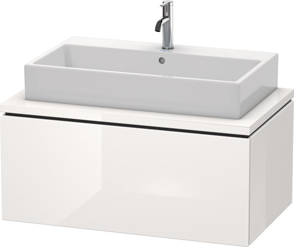Bild von Duravit L-Cube Waschtischunterbau für Konsole Breite 920mm, Tiefe 547mm, 1 Auszug, Farbe: Apricot Pearl Hochglanz Lack