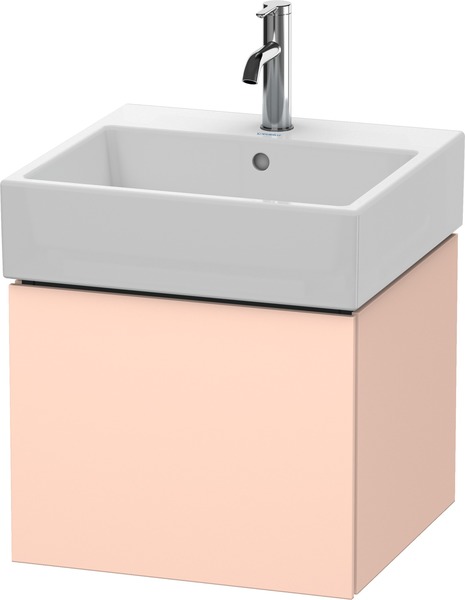 Bild von Duravit L-Cube Waschtischunterbau wandhängend,1 Auszug, 48,4 x 45,9 cm, für Vero Air  235050, Farbe: Apricot Pearl Seidenmatt Lack