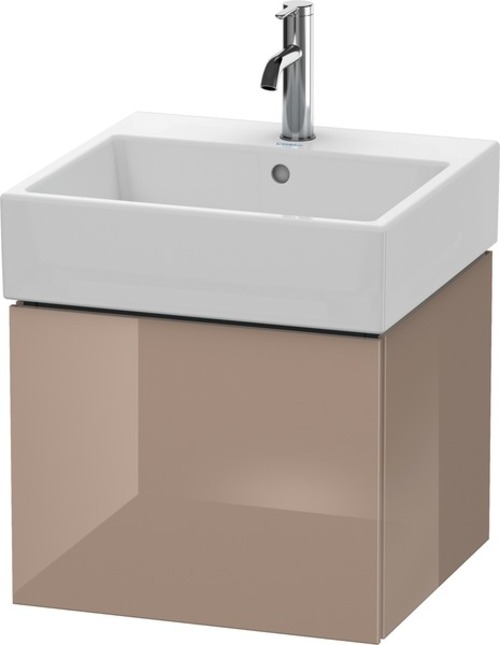 Bild von Duravit L-Cube Waschtischunterbau wandhängend,1 Auszug, 48,4 x 45,9 cm, für Vero Air  235050, Farbe: Cappuccino Hochglanz Lack