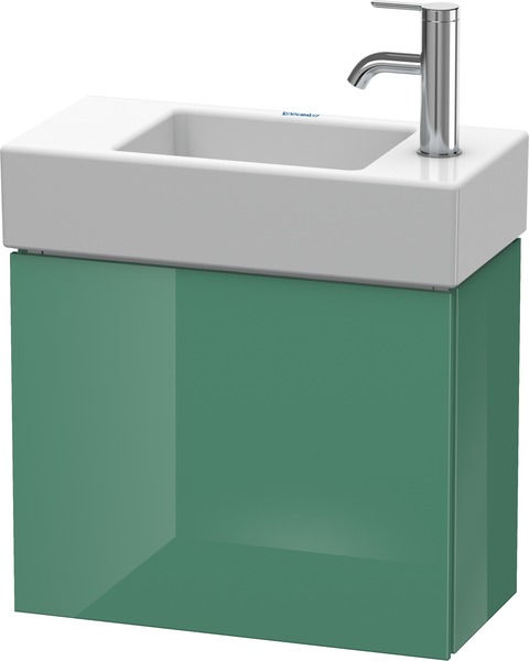 Bild von Duravit L-Cube Waschtischunterbau wandhängend 48,0 x 24,0 cm, 1 Tür, für Vero Air 072450 LC6246L, Farbe: Jade Hochglanz Lack