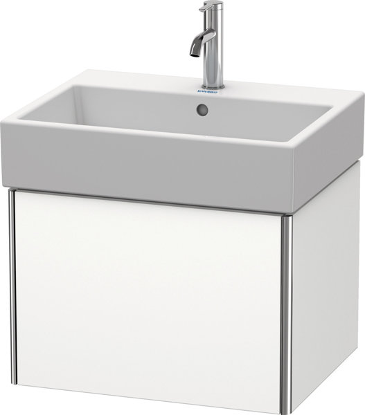 Bild von Duravit XSquare Waschtischunterbau wandhängend 58,4x 46,0 cm, 1 Auszug, für Waschtisch Vero Air  235060, Farbe (Front/Korpus): Lichtblau Matt
