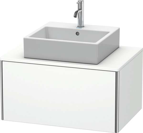 Bild von Duravit XSquare Waschtischunterbau wandhängend 80,0 x 54,8 cm, 1 Auszug, Farbe (Front/Korpus): Taupe Matt