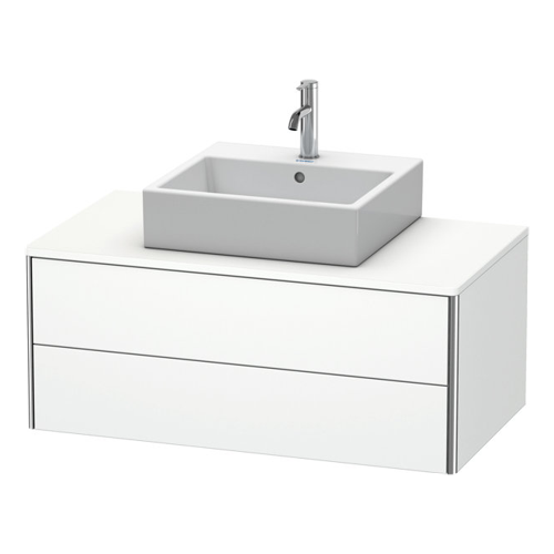 Bild von Duravit XSquare Waschtischunterbau wandhängend – 100,0 x 54,8 cm, Apricot Pearl Seidenmatt Lack