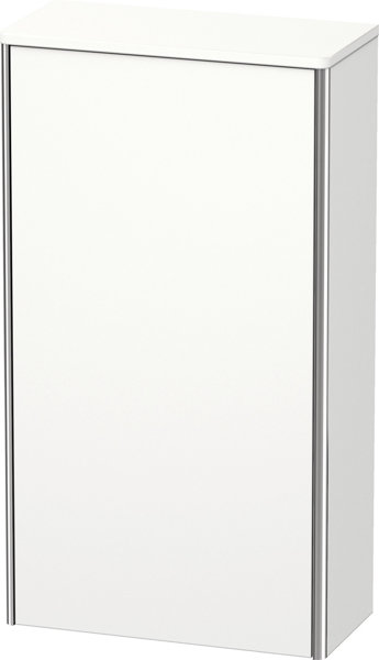 Bild von Duravit XSquare Halbhochschrank 50,0x23,6 cm, 1 Tür, Anschlag links, 2 Glasfachböden XS1303L, Farbe (Front/Korpus): Lichtblau Matt