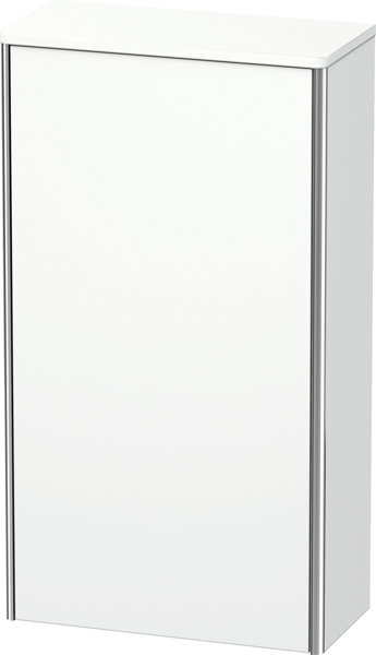 Bild von Duravit XSquare Halbhochschrank 50,0x23,6 cm, 1 Tür, Anschlag rechts, 2 Glasfachböden, Farbe (Front/Korpus): Weiß Matt Dekor - XS1303R1818