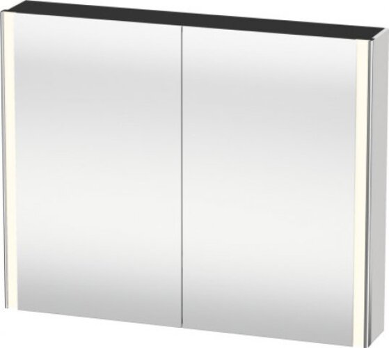 Bild von Duravit XSquare Spiegelschrank mit LED- Beleuchtung 100,0x15,6 cm, Farbe (Front/Korpus): Weiß Hochglanz Lack