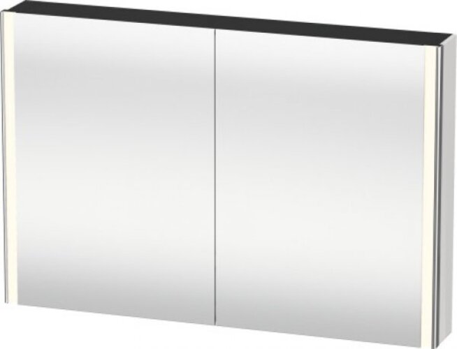 Bild von Duravit XSquare Spiegelschrank mit LED- Beleuchtung 120,0x15,6 cm, Farbe (Front/Korpus): Weiß Hochglanz Dekor