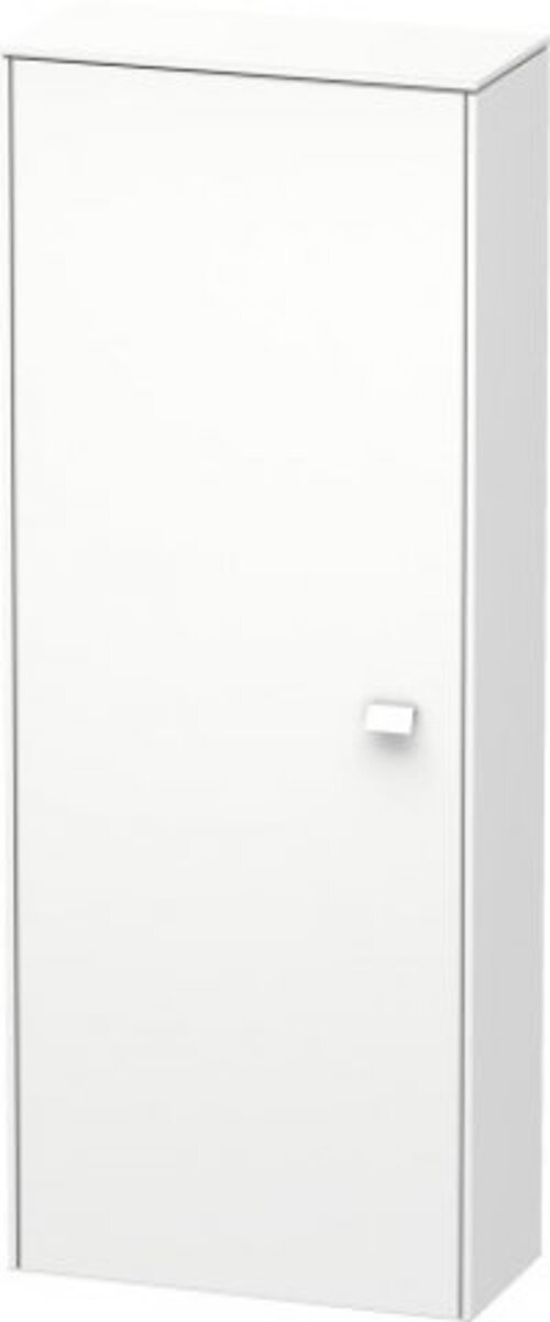 Bild von Duravit Brioso Halbhochschrank 133,0x52,0x24,0 cm, 1 Tür, Anschlag links, Farbe (Front/Korpus): Weiß Matt Dekor, Griff Weiß Matt
