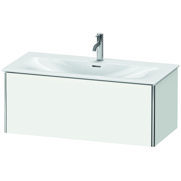 Bild von Duravit XSquare Waschtischunterbau wandhängend 101,0x 47,8 cm, 1 Auszug, für Waschtisch Viu 234410, Farbe (Front/Korpus): Weiß Matt Dekor