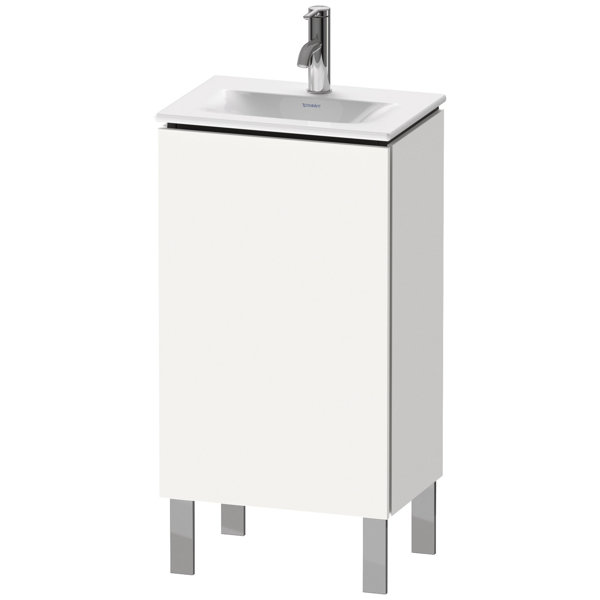 Bild von Duravit L-Cube Waschtischunterbau stehend LC6580, 440x311 mm, 1 Tür, Anschlag links, für Viu 073345, Farbe: Weiß Matt Dekor