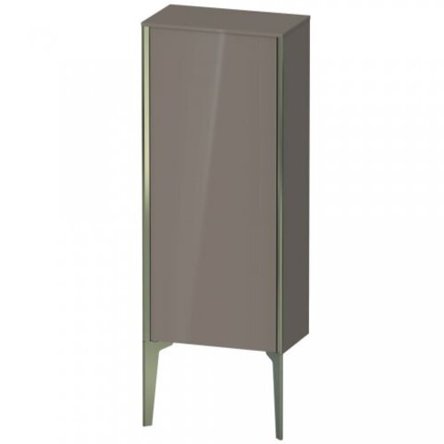 Bild von Duravit XViu XV1305 Halbhochschrank stehend, 400x240 mm, Höhe 890 mm, 1 Tür Anschlag links, Farbe (Front/Korpus): champagner matt/cappuccino hgl.
