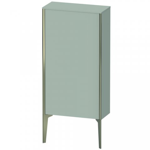 Bild von Duravit XViu XV1306 Halbhochschrank stehend, 500x240 mm, Höhe 890 mm, 1 Tür Anschlag Links, Farbe (Front/Korpus): Champagner matt/betongrau matt - XV1306LB107