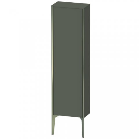 Bild von Duravit XViu XV1315 Halbhochschrank stehend, 400x240 mm, Höhe 1330mm, 1 Tür Anschlag Links, Farbe (Front/Korpus): Champagner matt/Flannel Grey sm. - XV1315LB190