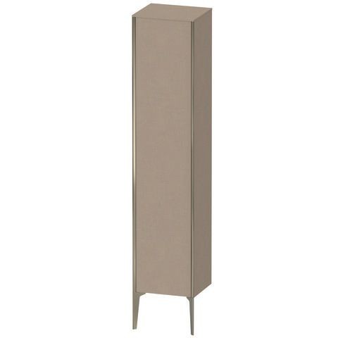 Bild von Duravit XViu XV1335 Hochschrank stehend, 400x360 mm, Höhe 1770 mm, 1 Tür Anschlag Links, Farbe (Front/Korpus): Champagner matt/leinen - XV1335LB175