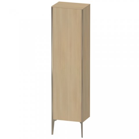 Bild von Duravit XViu XV1336 Hochschrank stehend, 500x360 mm, Höhe 1770 mm, 1 Tür Anschlag rechts, Farbe (Front/Korpus): Champagner matt/mediter. Eiche - XV1336RB171
