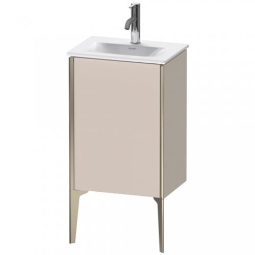 Bild von Duravit XViu 4068 Waschtischunterbau stehend, 1 Tür Anschlag rechts, für Waschtisch Viu 073345, 430x310 mm, Farbe (Front/Korpus): Champagner matt/Taupe - XV4068RB191