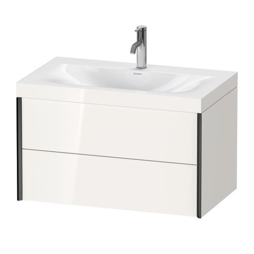 Bild von Duravit XViu c-bonded Set wandhängend in Weiß Hochglanz