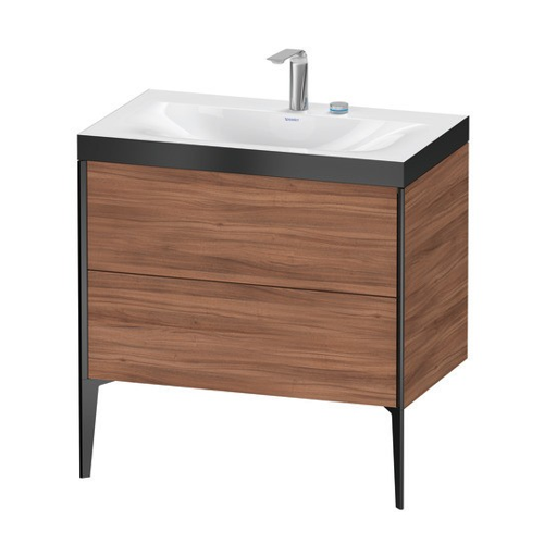 Bild von Duravit XViu c-bonded Set bodenstehend Nussbaum Matt