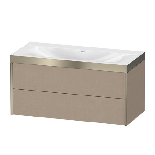 Bild von Duravit XViu c-bonded Set wandhängend Leinen Matt