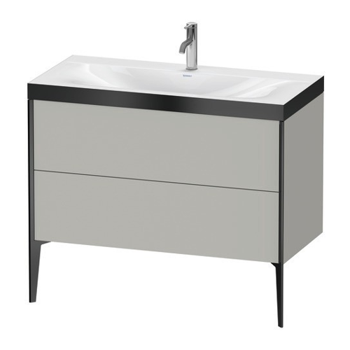 Bild von Duravit XViu c-bonded Set bodenstehend - Betongrau Matt