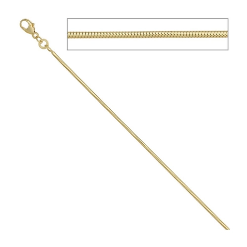 Bild von Schmuck Krone Goldkette Schlangenkette 1.4mm aus 585 Gold