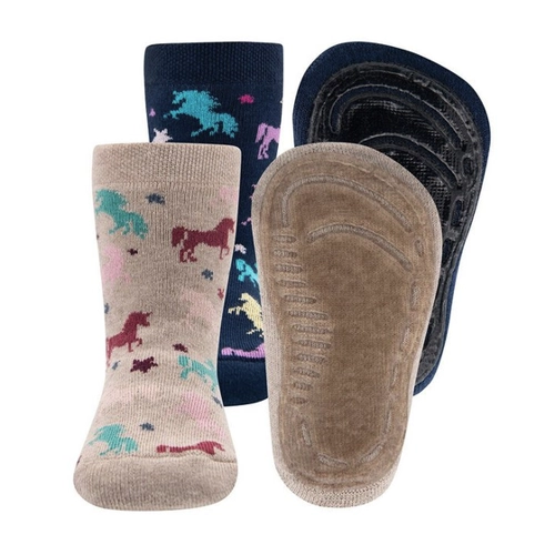 Bild von Ewers ABS-Socken Stoppersocken ABS 2er Pack Einhorn (2-Paar)