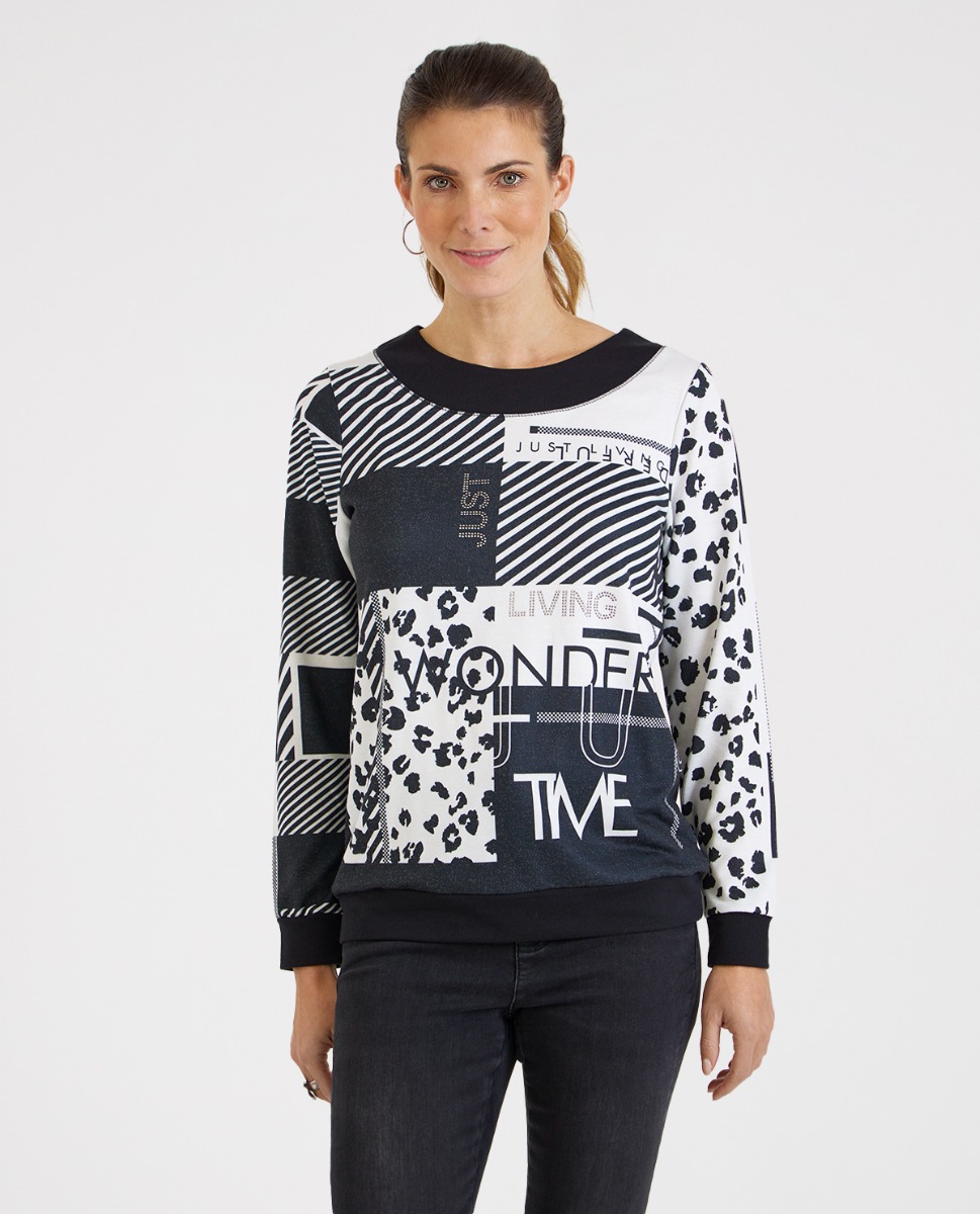 Bild von Kuschelsweat mit Patchdruck