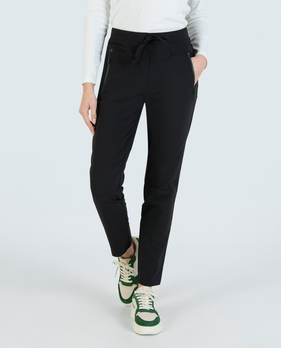 Bild von Elastische Joggpants in Schwarz