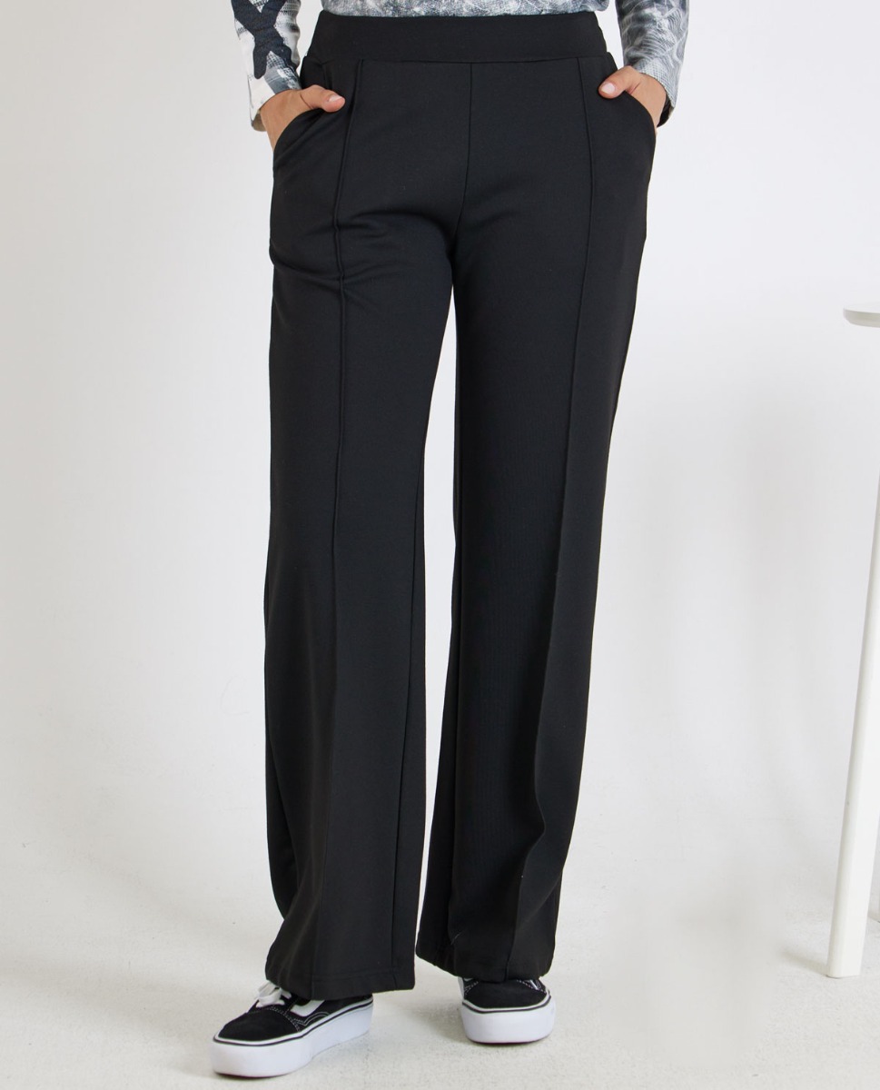 Bild von Lässige Jersey Hose in Schwarz