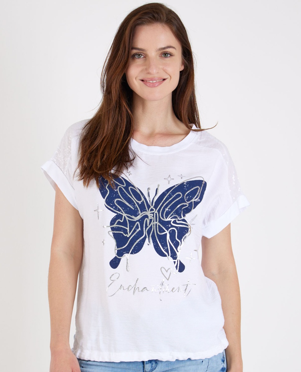 Bild von Shirt mit Schmetterling